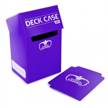 VIOLET DECK CASE 80+ CAJA DE CARTAS TAMAÑO ESTANDAR VIOLETA ULTIMATE GUARD