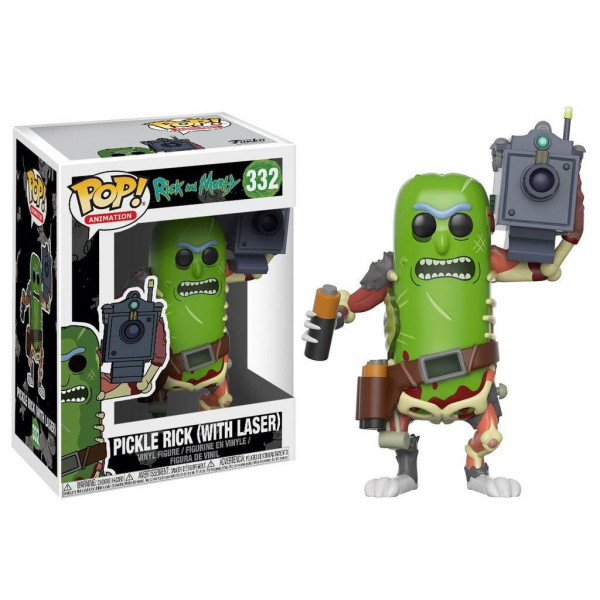 POP! 332 PICKLE RICK (WITH LASER). RICK Y MORTY