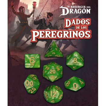 SET DE 7 DADOS ESMERALDA...