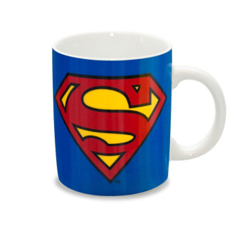 TAZA LOGO SUPERMAN. DC COMICS