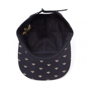 GORRA ZELDA LOGOS DORADOS TRIFUERZA NEGRA ZELDA