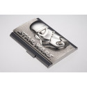 STORMTROOPER BUSINESS CARD HOLDER TARJETERO PLATEADO STAR WARS
