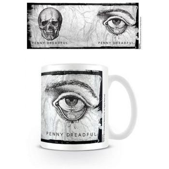 TAZA OJO BLANCO Y NEGRO....