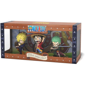 PACK DE 3 FIGURAS LUFFY,...