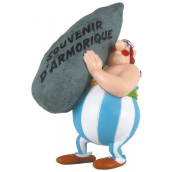 FIGURA OBELIX CON MENHIR...